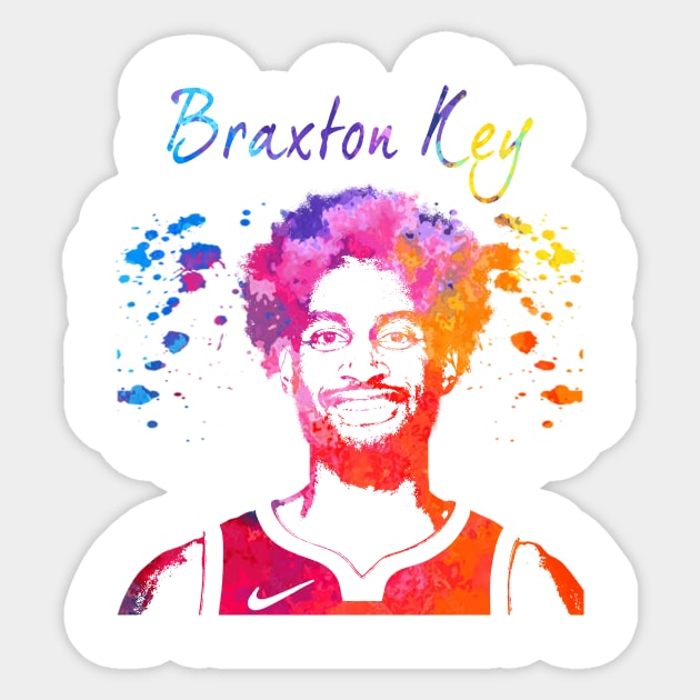 Braxton Key Sticker by Moreno Art